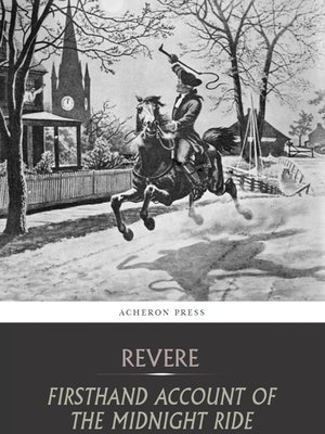 cover image of Firsthand Account of the Midnight Ride